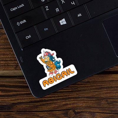 Abigail Sticker Hip-Hop Unicorn Image