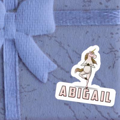 Abigail Autocollant Licorne de yoga Laptop Image