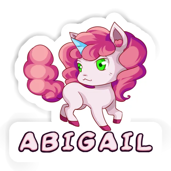 Sticker Abigail Unicorn Gift package Image