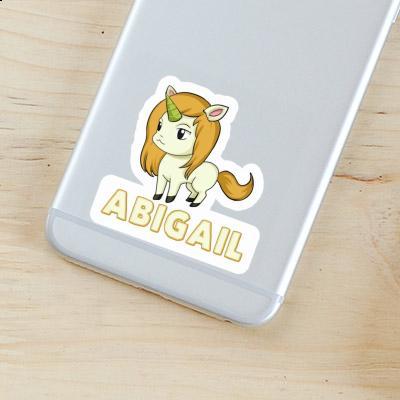 Abigail Sticker Unicorn Laptop Image