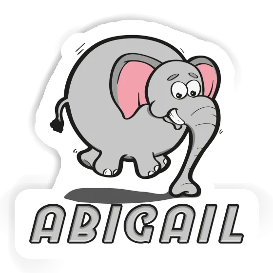 Aufkleber Abigail Elefant Image