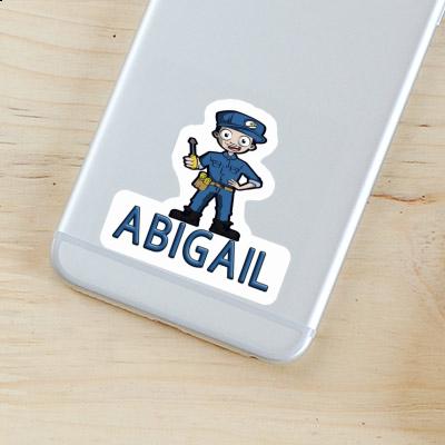 Electrician Sticker Abigail Laptop Image