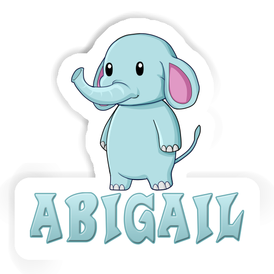 Abigail Sticker Elephant Laptop Image