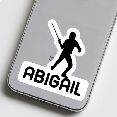 Abigail Sticker Fencer Laptop Image