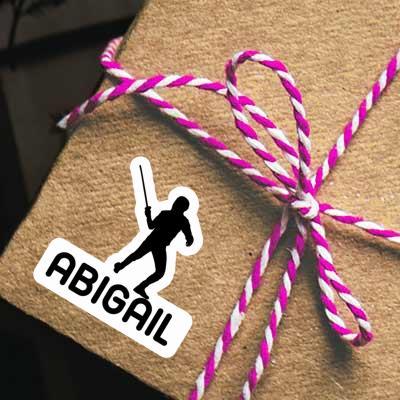 Abigail Sticker Fencer Laptop Image