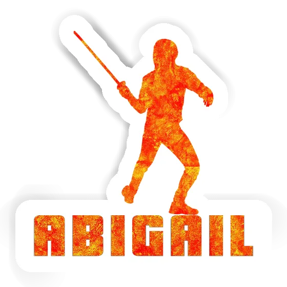 Abigail Sticker Fencer Notebook Image