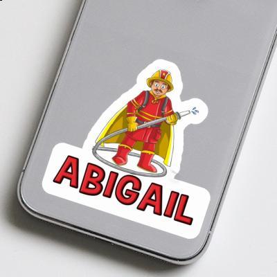 Sticker Firefighter Abigail Laptop Image