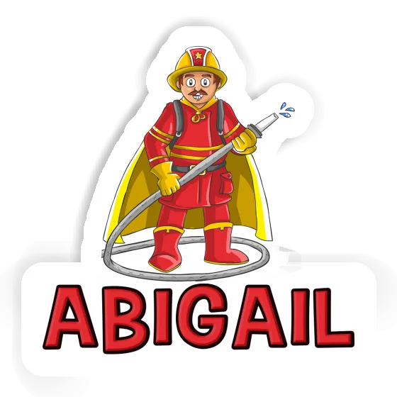 Sticker Firefighter Abigail Notebook Image