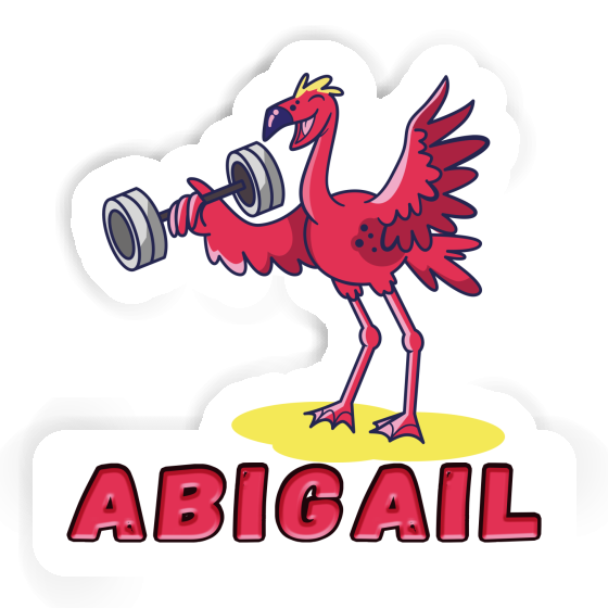 Sticker Weight Lifter Abigail Notebook Image