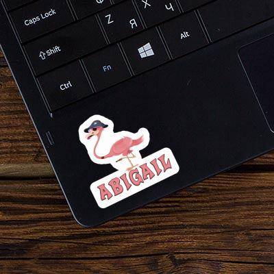 Flamingo Sticker Abigail Laptop Image