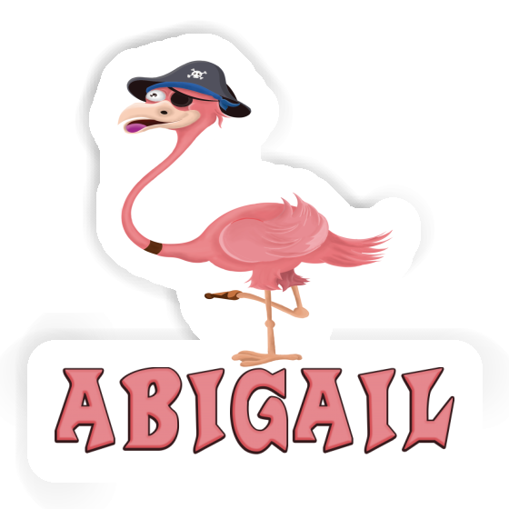 Flamingo Sticker Abigail Image