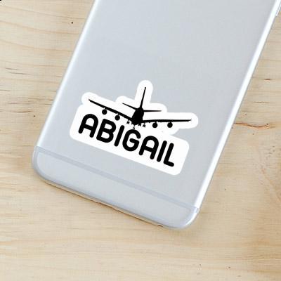 Sticker Abigail Airplane Notebook Image