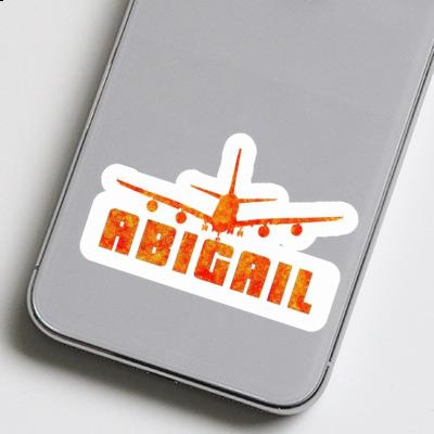 Sticker Abigail Airplane Notebook Image