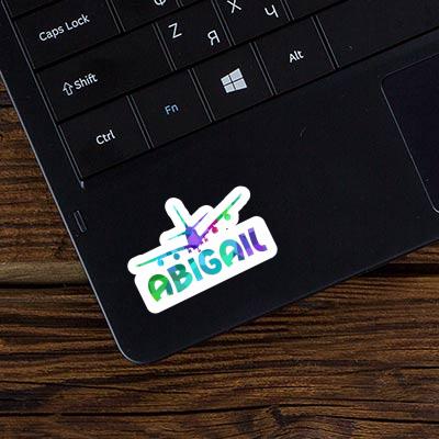 Abigail Sticker Airplane Laptop Image