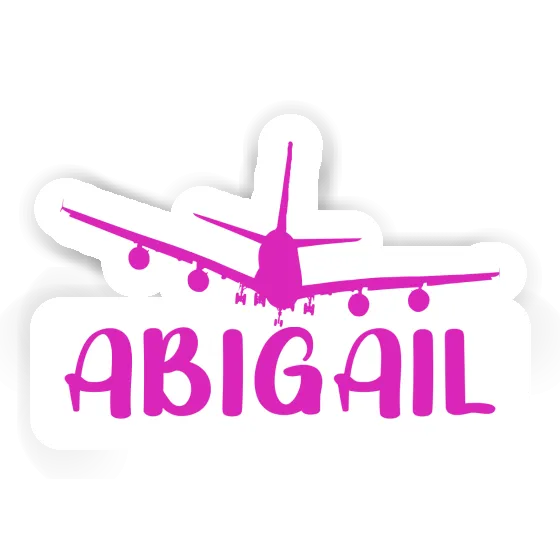 Abigail Sticker Airplane Image