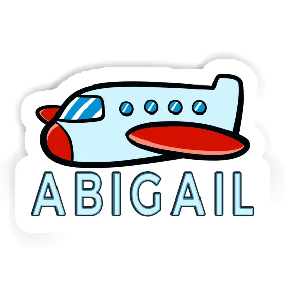 Plane Sticker Abigail Notebook Image