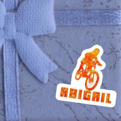 Freeride Biker Sticker Abigail Laptop Image