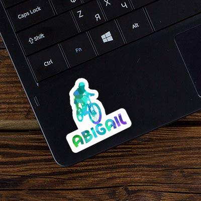 Abigail Sticker Freeride Biker Laptop Image