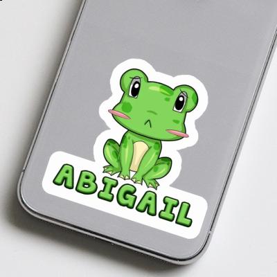 Abigail Sticker Frog Notebook Image