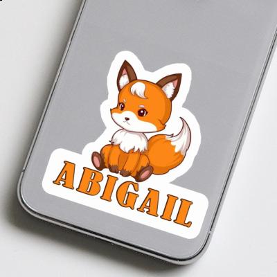 Sticker Abigail Sitting Fox Notebook Image