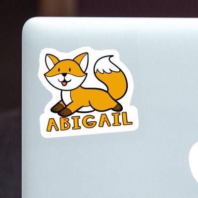 Abigail Autocollant Renard Laptop Image