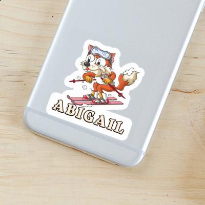 Abigail Sticker Skier Laptop Image