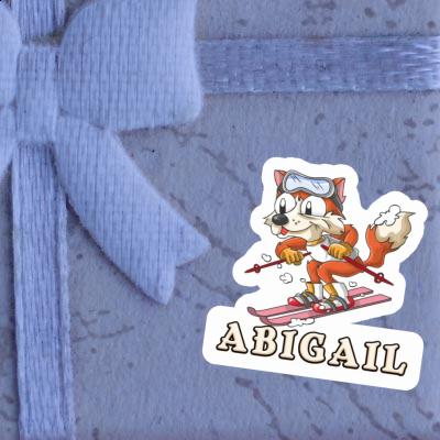 Abigail Sticker Skier Image