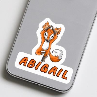 Abigail Sticker Yoga Fox Notebook Image