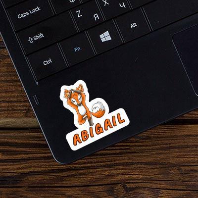 Abigail Sticker Yoga Fox Image