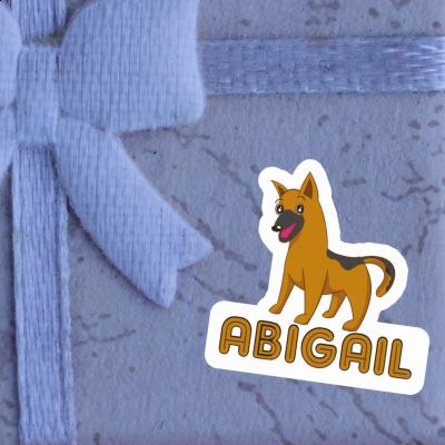 Aufkleber Schäferhund Abigail Notebook Image