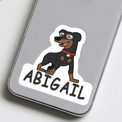 Abigail Autocollant Pinscher Notebook Image