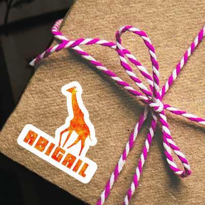 Sticker Abigail Giraffe Notebook Image