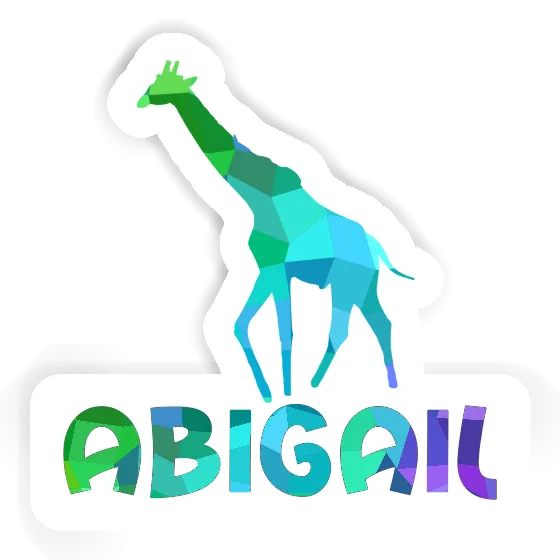 Sticker Abigail Giraffe Gift package Image