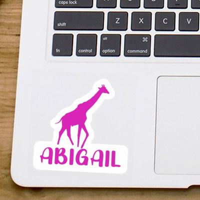 Abigail Sticker Giraffe Notebook Image