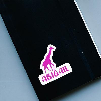 Abigail Sticker Giraffe Notebook Image