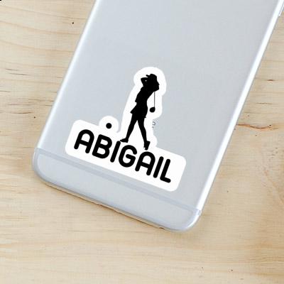 Sticker Abigail Golfer Laptop Image