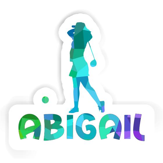 Sticker Golfer Abigail Image