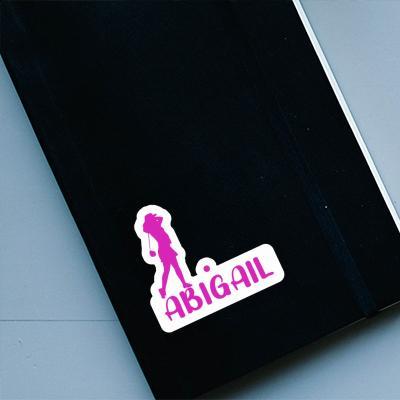 Sticker Abigail Golfer Image