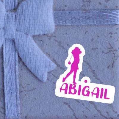 Sticker Abigail Golfer Notebook Image