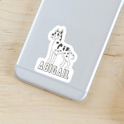 Great Dane Dog Sticker Abigail Image