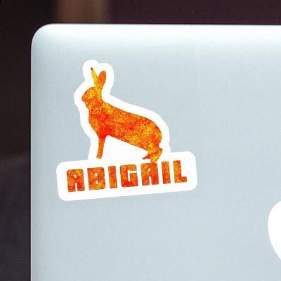 Abigail Sticker Rabbit Laptop Image