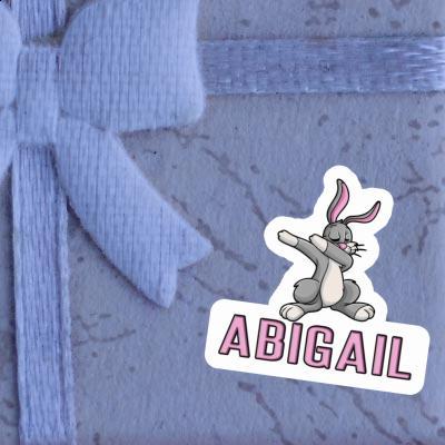 Dabbing Rabbit Sticker Abigail Laptop Image