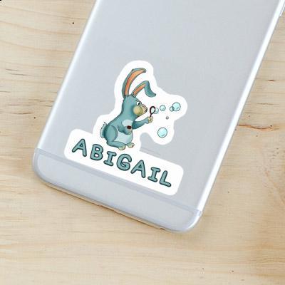 Abigail Sticker Rabbit Laptop Image