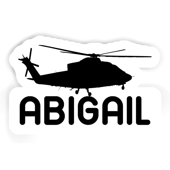 Sticker Helicopter Abigail Image