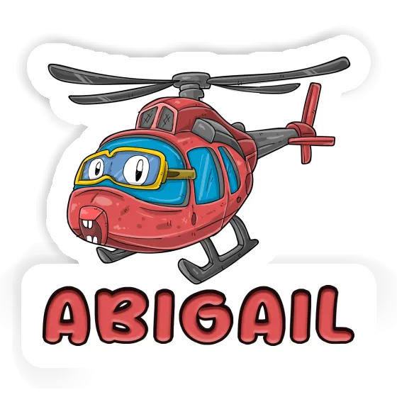 Helicopter Sticker Abigail Gift package Image