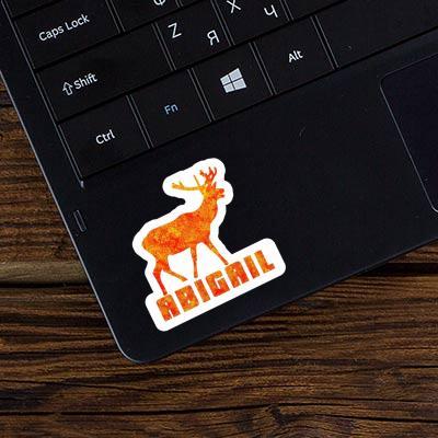 Deer Sticker Abigail Notebook Image