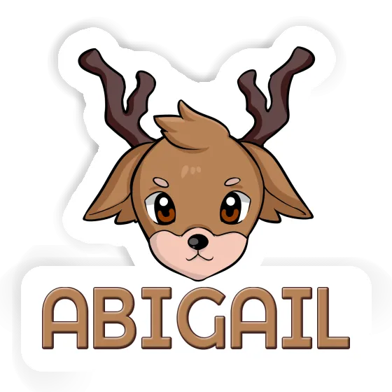 Abigail Sticker Deer Laptop Image