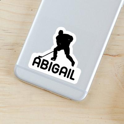 Sticker Abigail Hockey Player Laptop Image