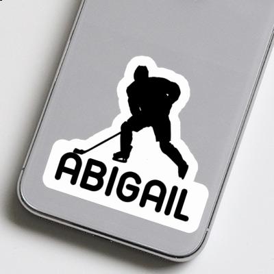 Autocollant Joueur de hockey Abigail Laptop Image