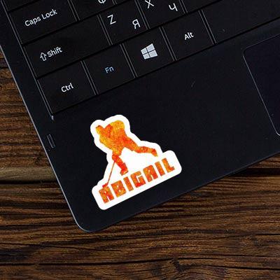 Abigail Sticker Eishockeyspieler Laptop Image